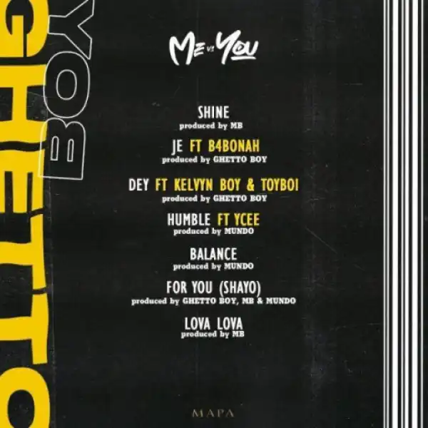 Me Vs You BY Ghetto Boy